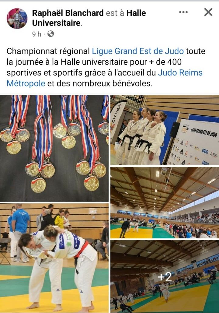 la Fédération Française de Judo et la Ligue Grand Est ont délégué à JRM